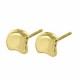 Cymbal ™ DQ metal Earpin Alopronia for Ginko beads - Gold